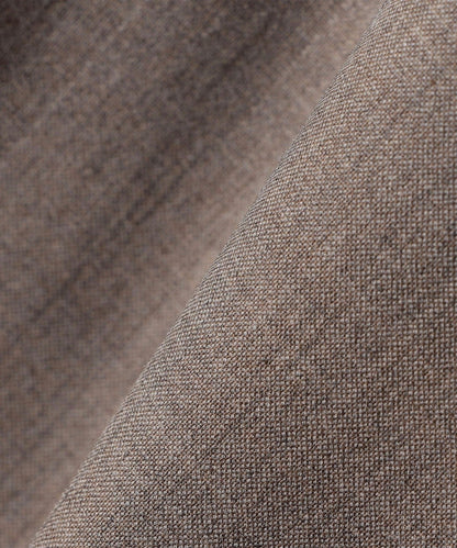 Wai+:〈手洗い可能〉ウール混 2タック スラックス