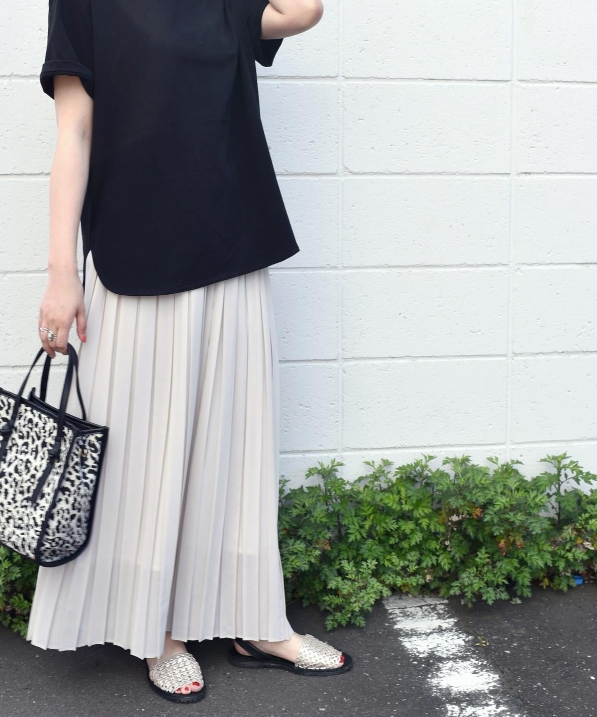 SHIPS any:ラウンドヘムハーフスリーブTEE