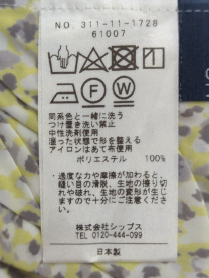 〈手洗い可能〉カッセンプリント2WAYタックブラウス
