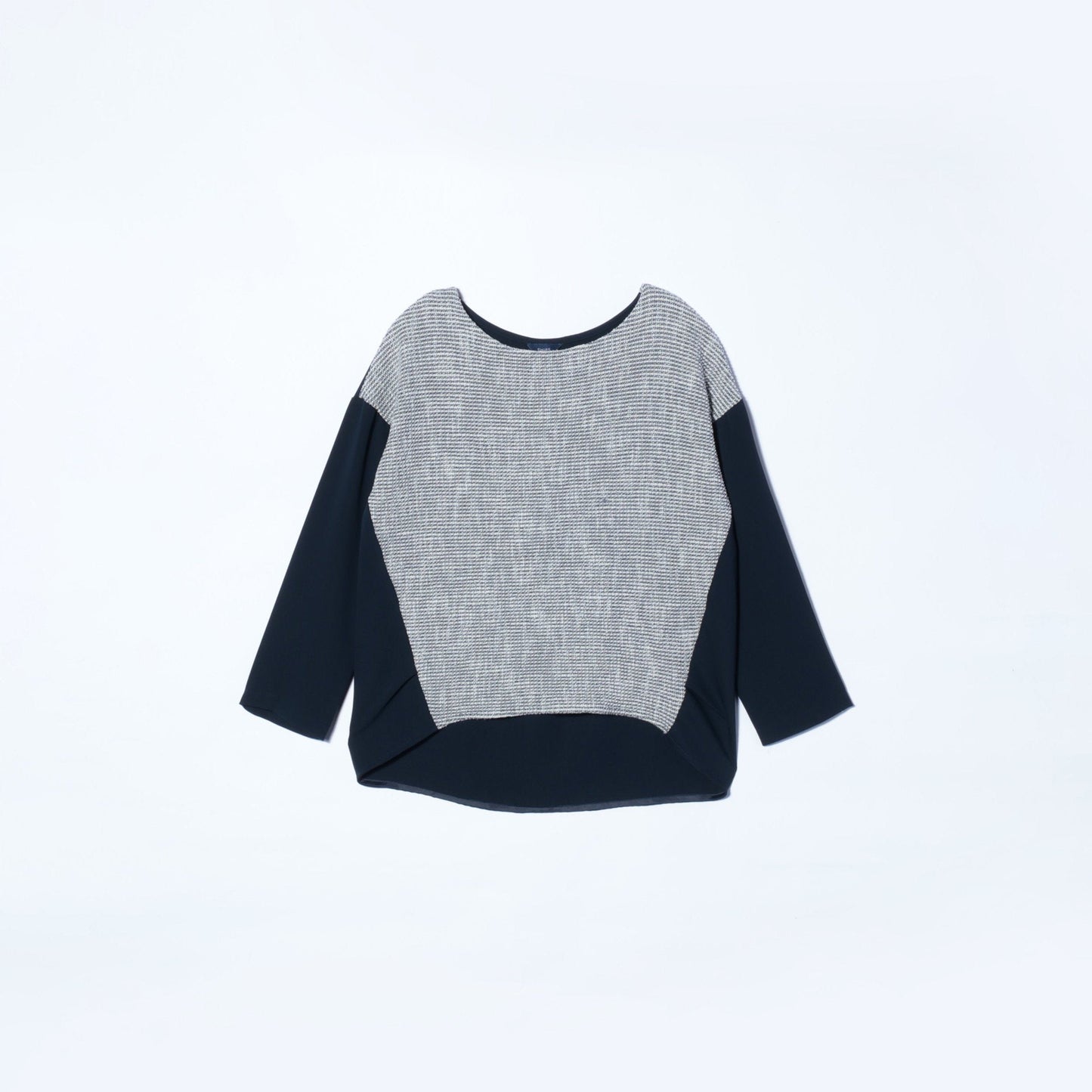 SHIPS:TWEED JERSEY COMBI PO(NVY)