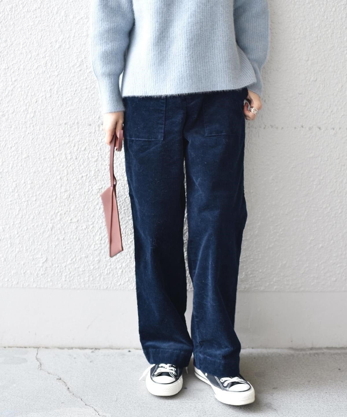 liflattie ships:ストレッチコーデュロイポケットパンツ