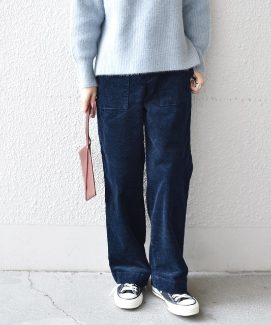 liflattie ships:ストレッチコーデュロイポケットパンツ