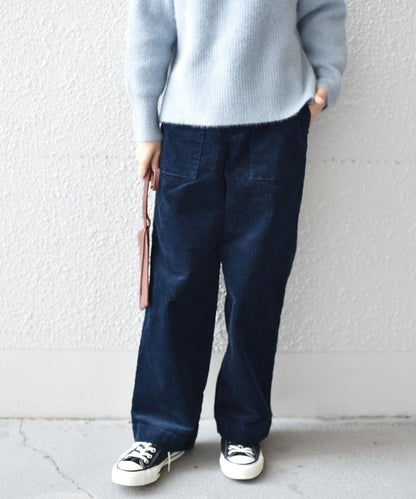 liflattie ships:ストレッチコーデュロイポケットパンツ