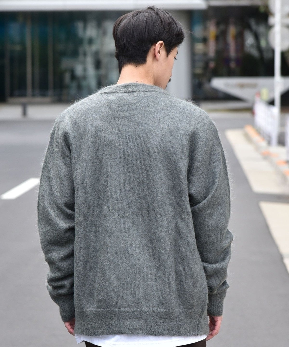 【SHIPS別注】ROBERTO COLLINA: リラックス モヘヤ カーディガン