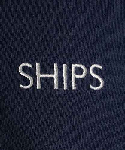 SHIPS KIDS:100〜130cm / ロゴ フード ジップ パーカー