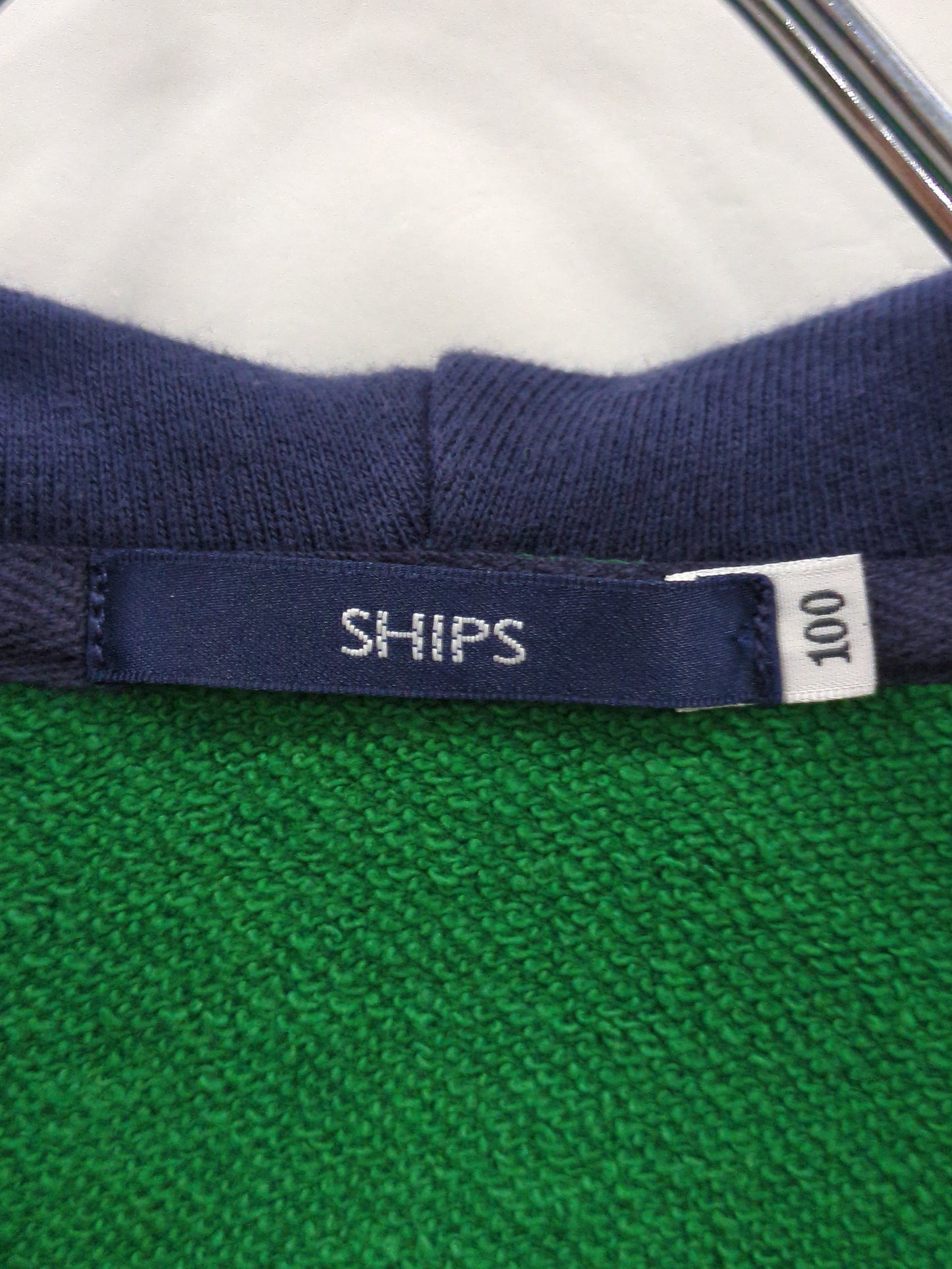 SHIPS KIDS:100〜130cm / ロゴ フード ジップ パーカー