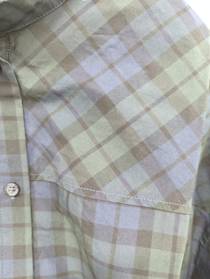 SHIPS Primary Navy Label:〈洗濯機可能〉ブラック ウォッチ シャツ