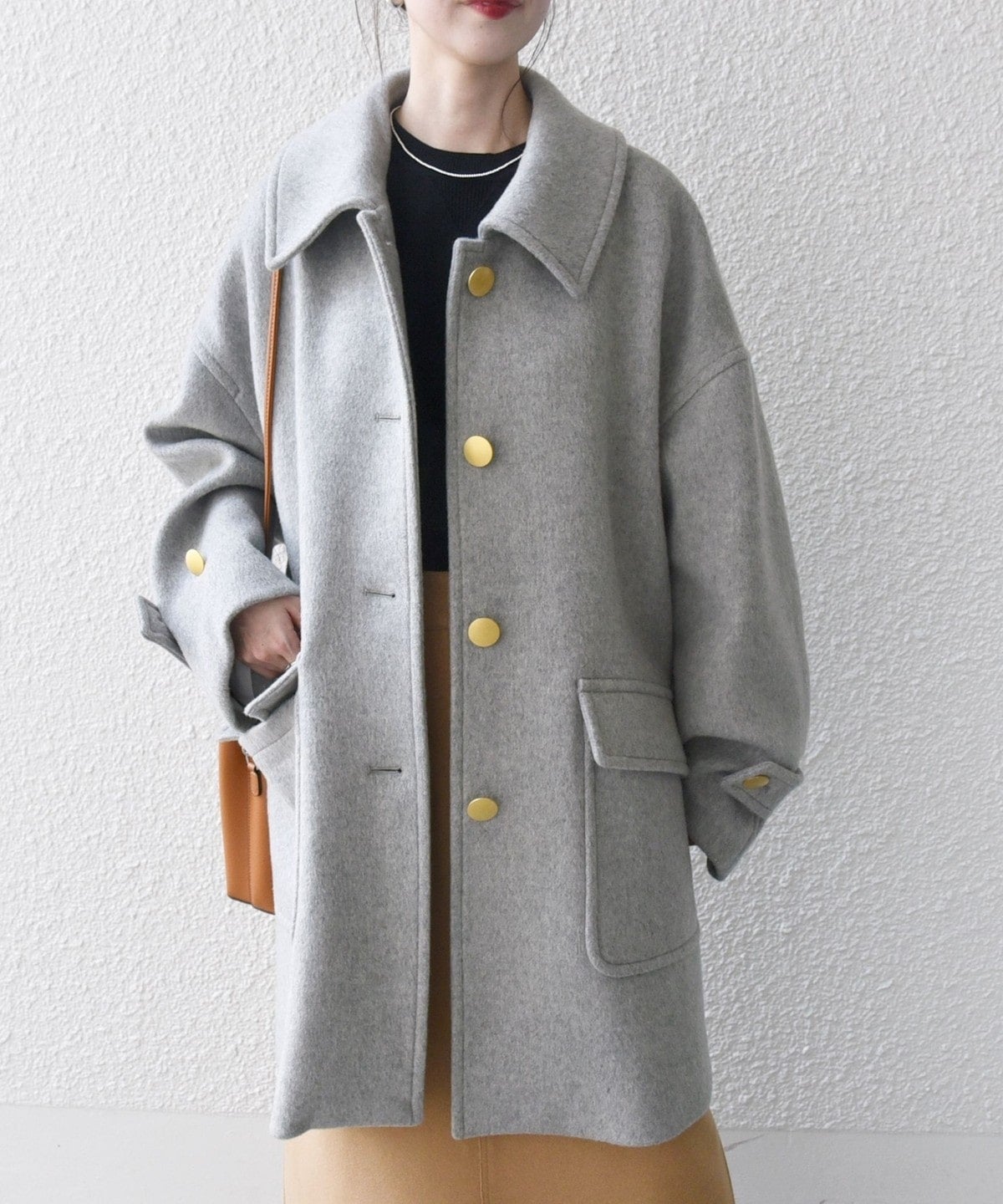 タイムセール！SHIPS any: バルマカーン コクーン コート 24FW WEB限定】SHIPS any: バルマカーン コクーン コート 24FW / ONE SIZE