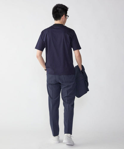 SHIPS: ALBINI モックネック ショートスリーブ Tシャツ