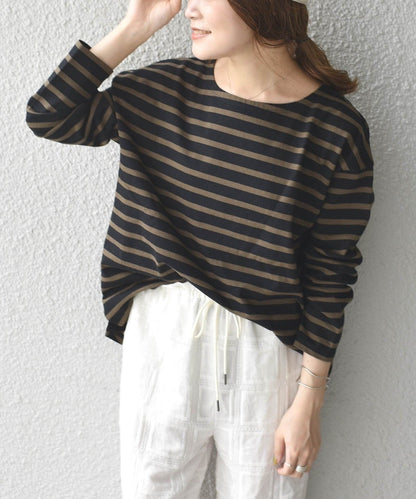 SHIPS Days STANDARD:バスクボーダーTee 20FW