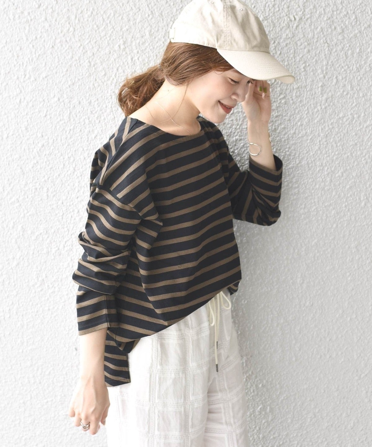 SHIPS Days STANDARD:バスクボーダーTee 20FW