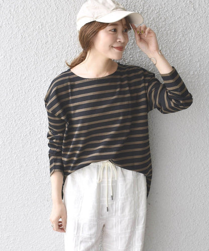 SHIPS Days STANDARD:バスクボーダーTee 20FW