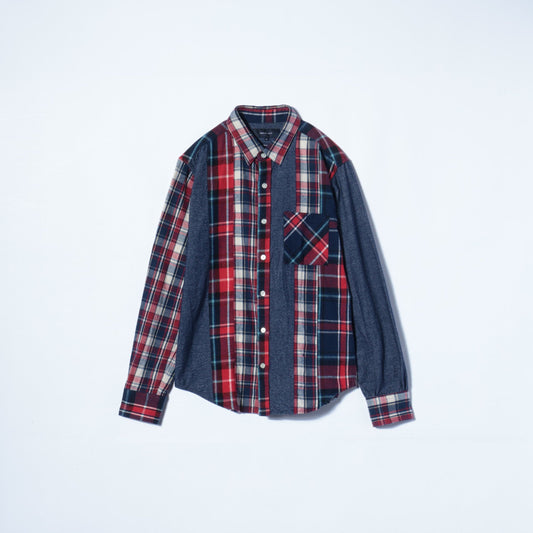 SHIPS JET BLUE:RE BUILD SHIRT REG