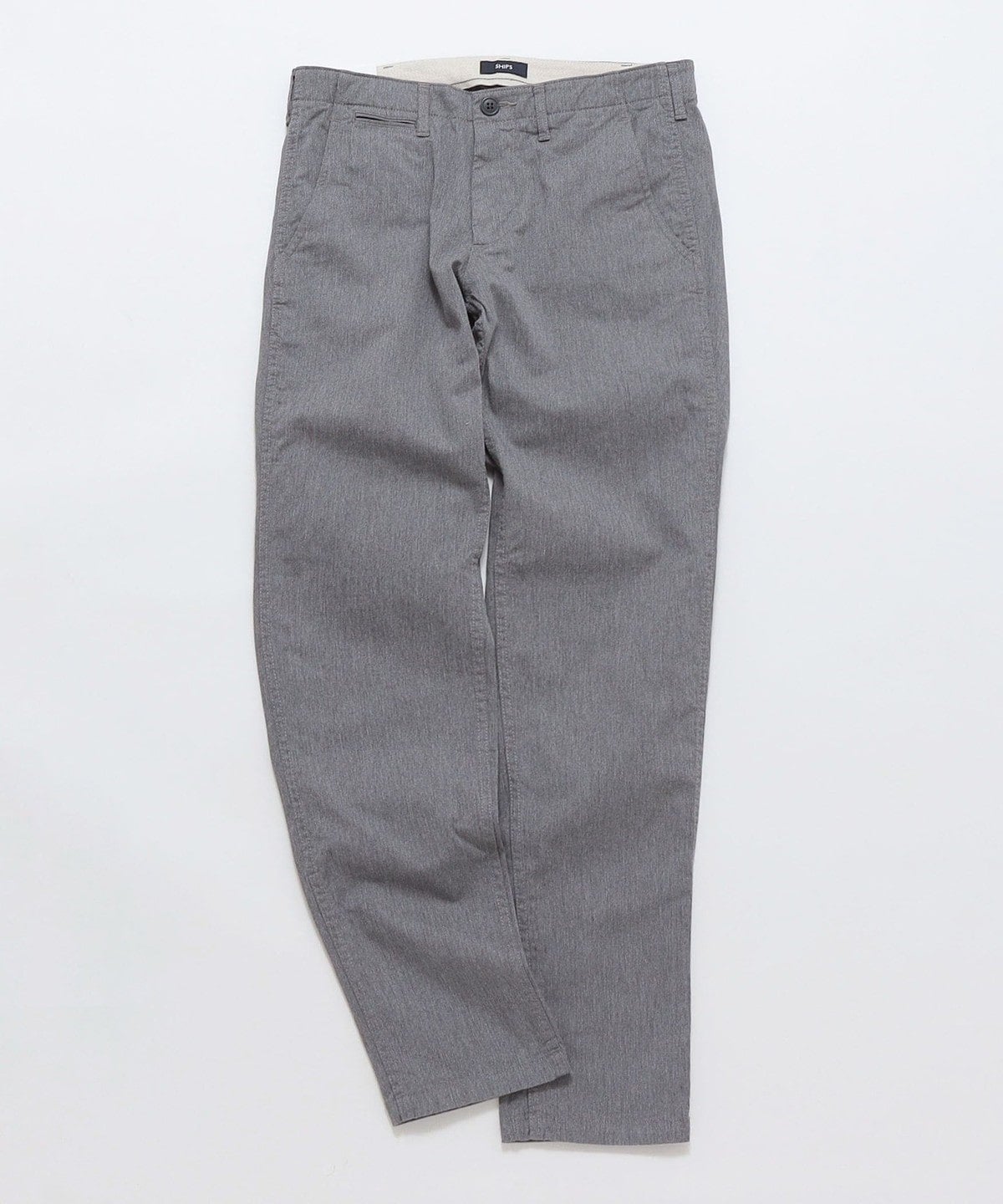 SHIPS:〈抗菌加工〉japan quality カラー テーパード スリム チノパンツ