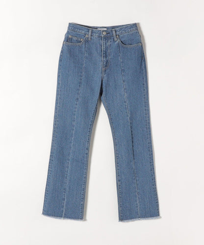SHIPS any:〈ウォッシャブル〉センタークリース デニム パンツ［SHIPS any DENIM］