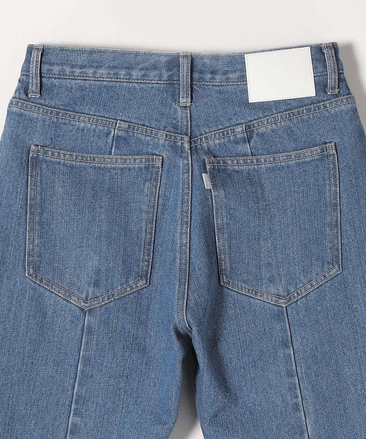 SHIPS any:〈ウォッシャブル〉センタークリース デニム パンツ［SHIPS any DENIM］
