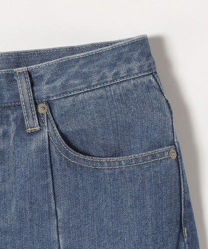 SHIPS any:〈ウォッシャブル〉センタークリース デニム パンツ［SHIPS any DENIM］