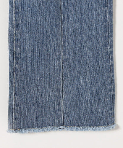 SHIPS any:〈ウォッシャブル〉センタークリース デニム パンツ［SHIPS any DENIM］