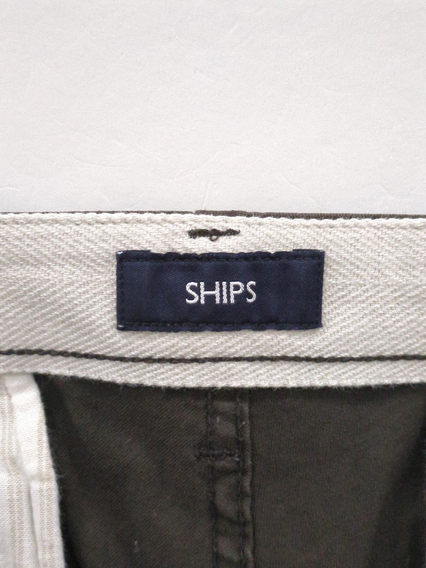 SHIPS:〈抗菌加工〉japan quality カラー テーパード スリム チノパンツ
