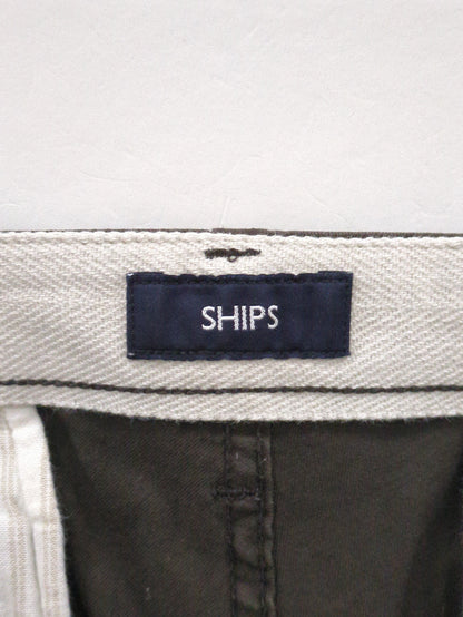 SHIPS:〈抗菌加工〉japan quality カラー テーパード スリム チノパンツ