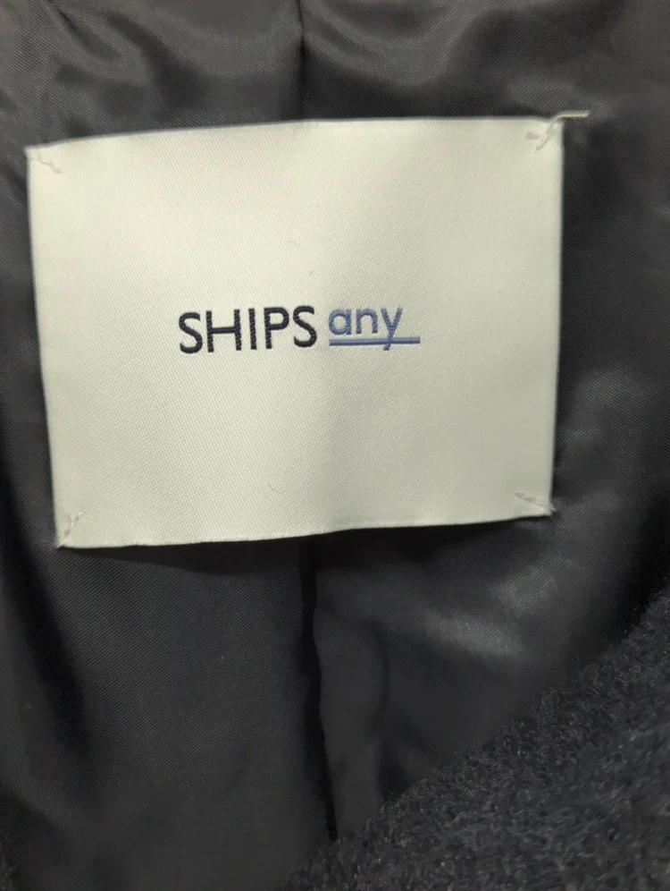 SHIPS any: ナッピング フード ショート コート