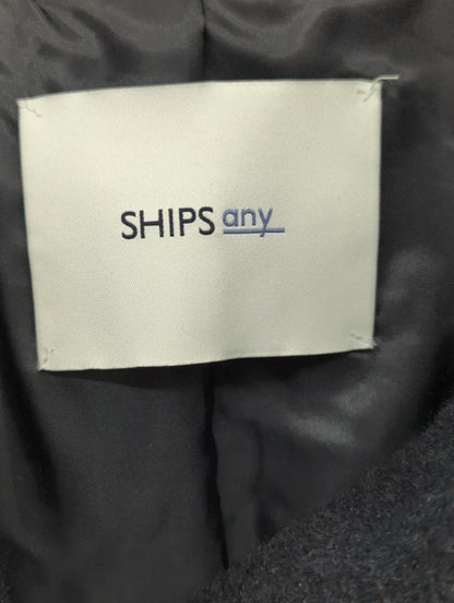 SHIPS any: ナッピング フード ショート コート