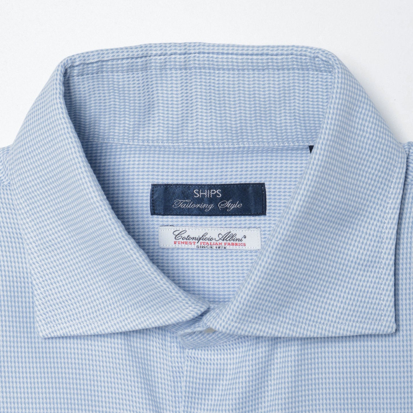 WIDE SF ALBINI BLUE TWILL