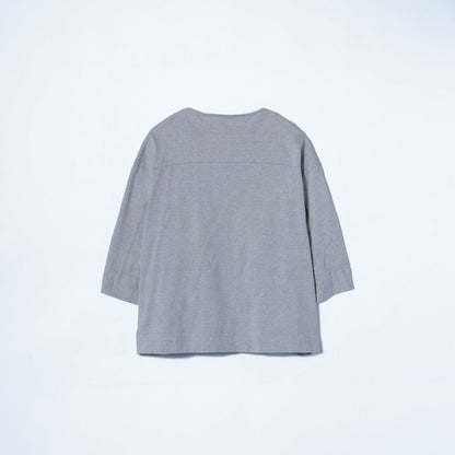 【SHIPS別注】Nell:〈手洗い可能〉フロント ギャザー Tシャツ