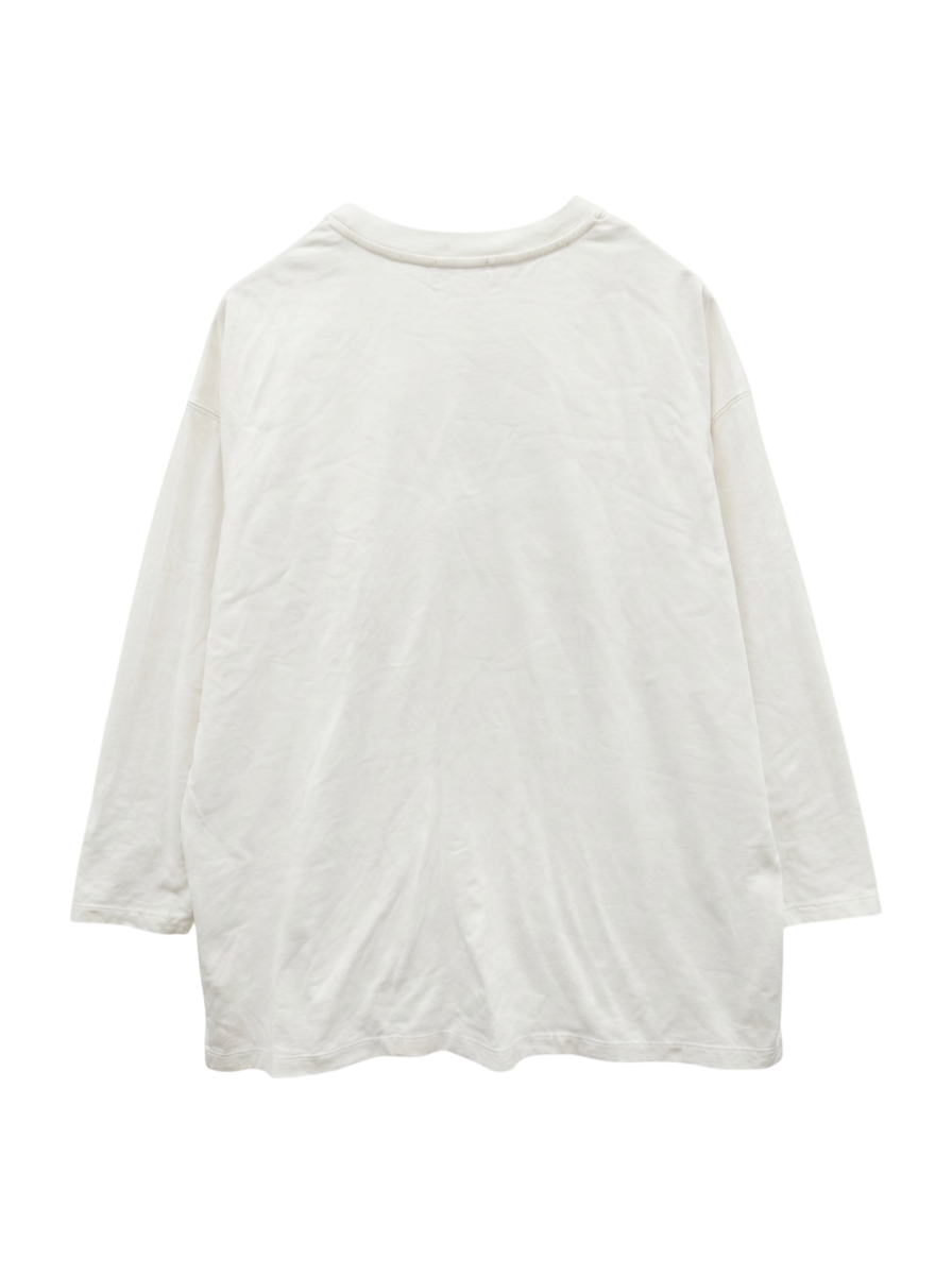 SHIPS any:〈ウォッシャブル〉COMFY ロゴ ロングスリーブ TEE