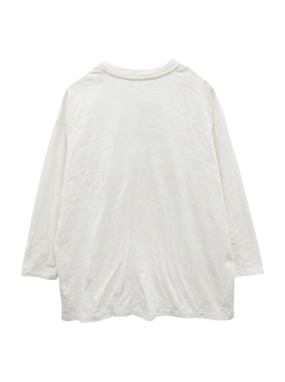 SHIPS any:〈ウォッシャブル〉COMFY ロゴ ロングスリーブ TEE