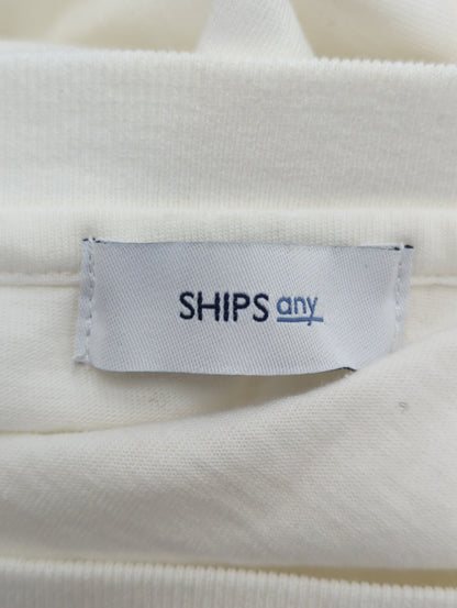 SHIPS any:〈ウォッシャブル〉COMFY ロゴ ロングスリーブ TEE