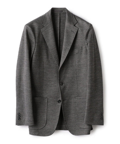 SD: 【ラミー】 ジャージー ウォッシャブル ジャケット (チャコールグレー)