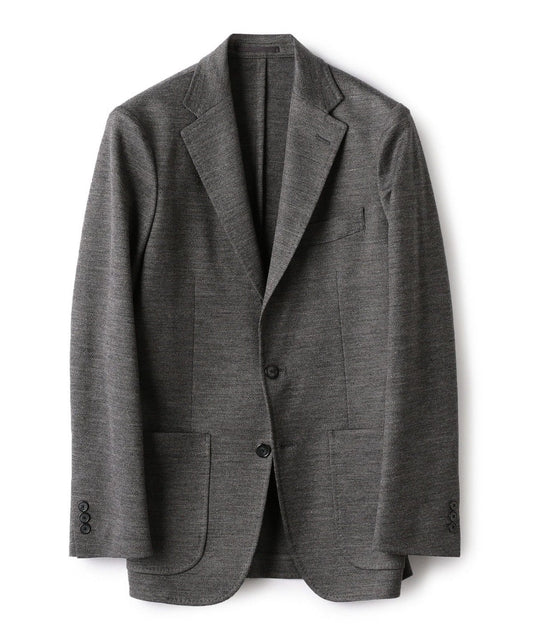 SD: 【ラミー】 ジャージー ウォッシャブル ジャケット (チャコールグレー)