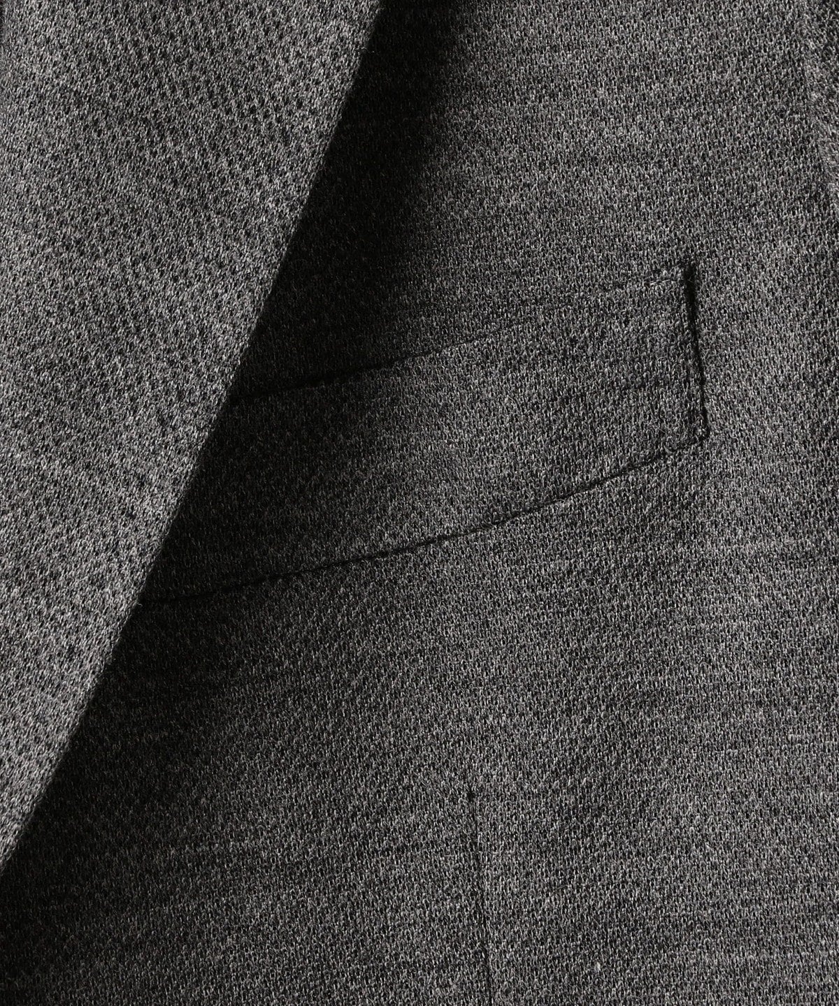 SD: 【ラミー】 ジャージー ウォッシャブル ジャケット (チャコールグレー)