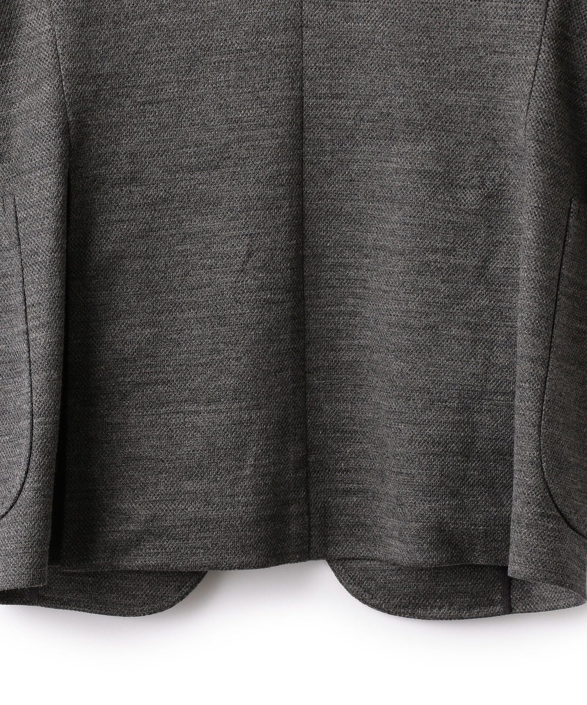 SD: 【ラミー】 ジャージー ウォッシャブル ジャケット (チャコールグレー)