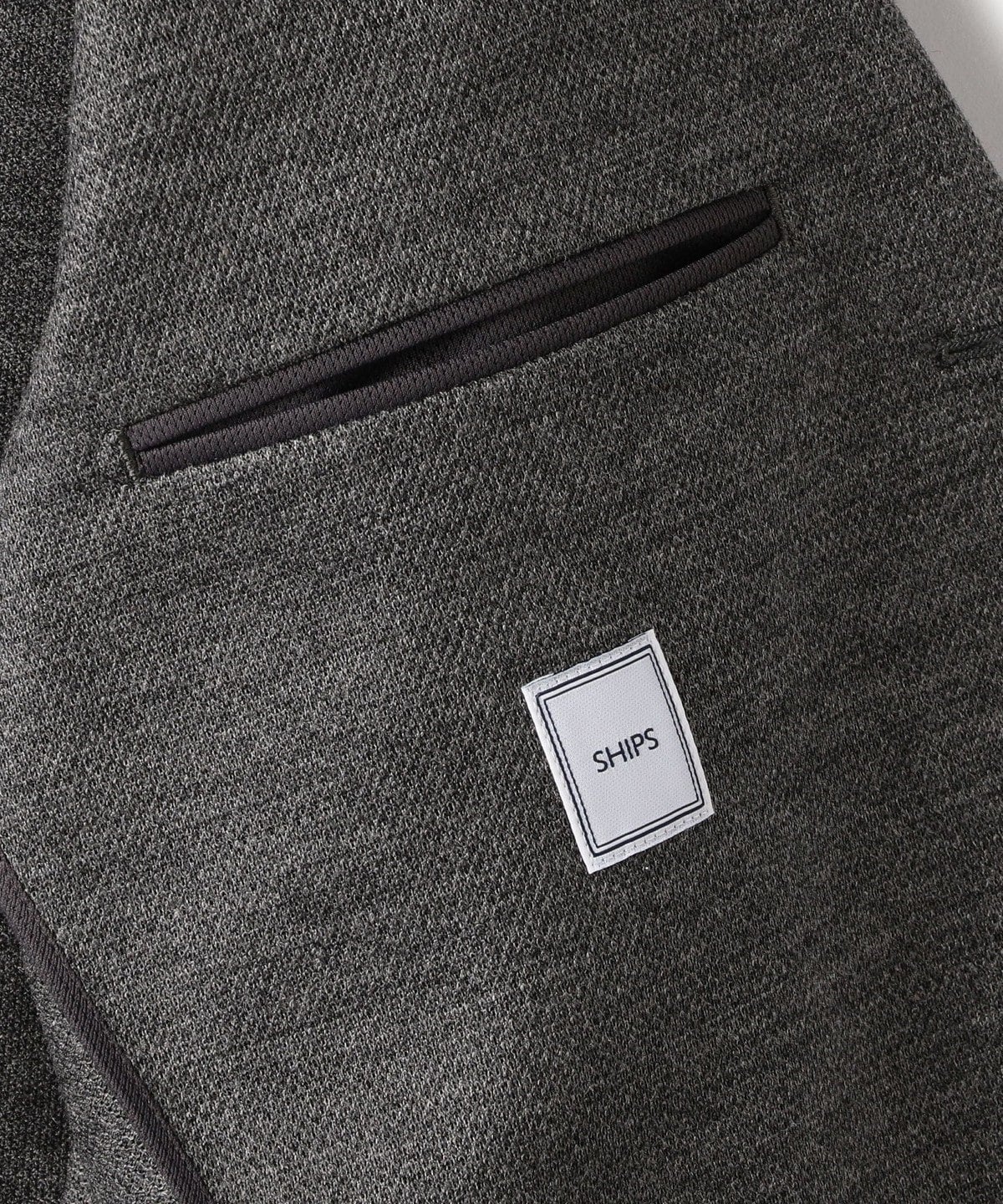 SD: 【ラミー】 ジャージー ウォッシャブル ジャケット (チャコールグレー)