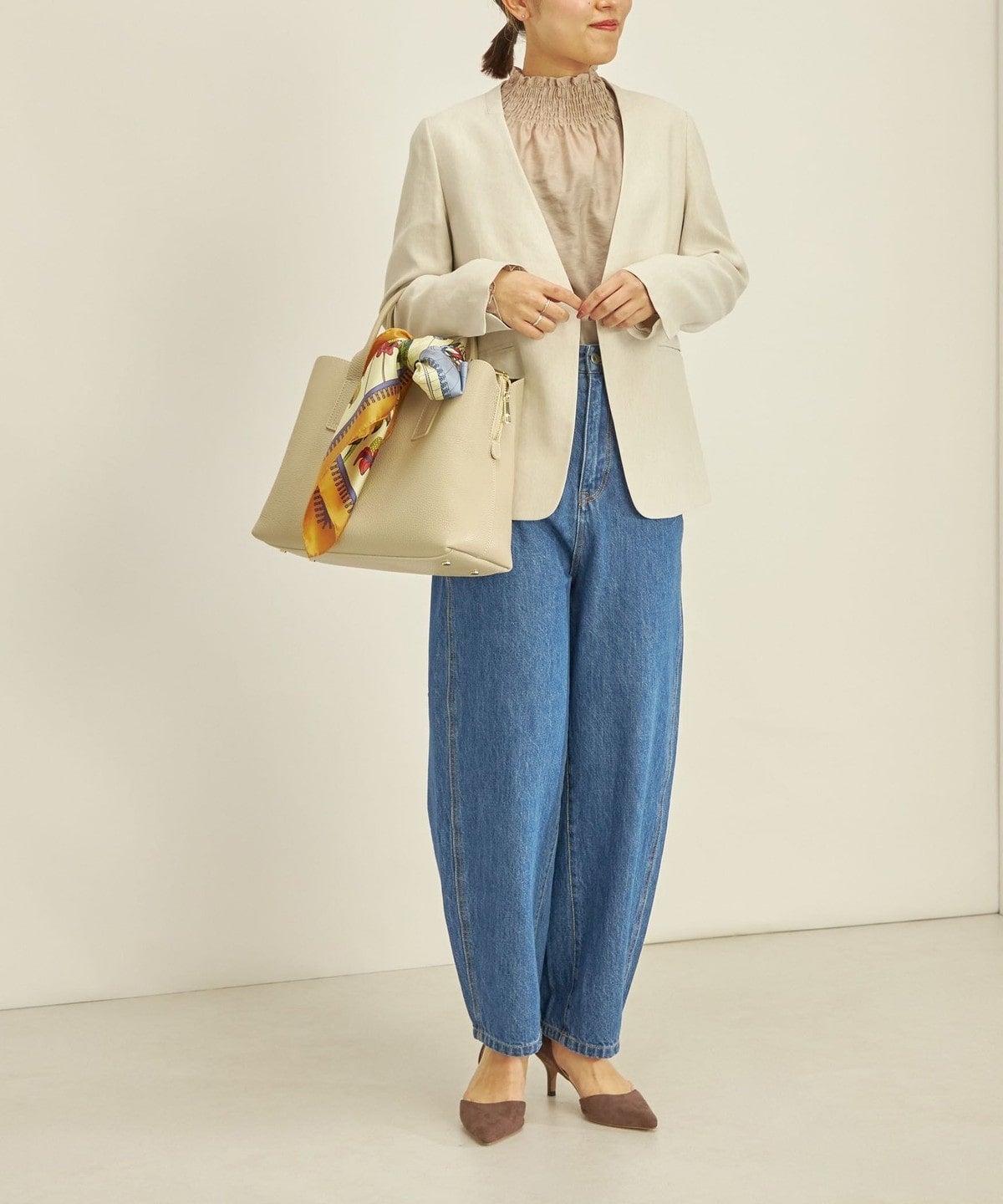 NALYA セットアップ ノーラペル ジャケット