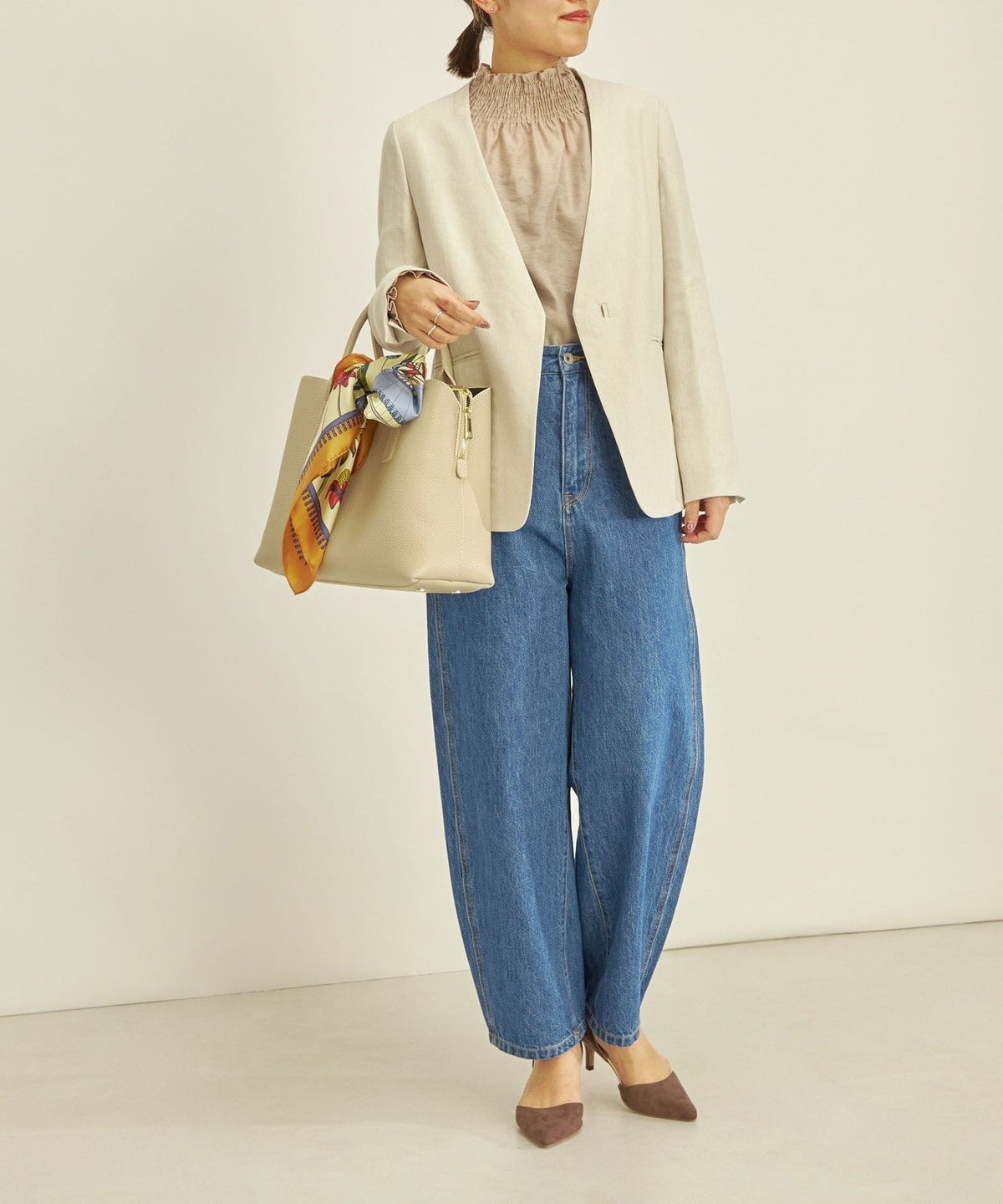 NALYA セットアップ ノーラペル ジャケット