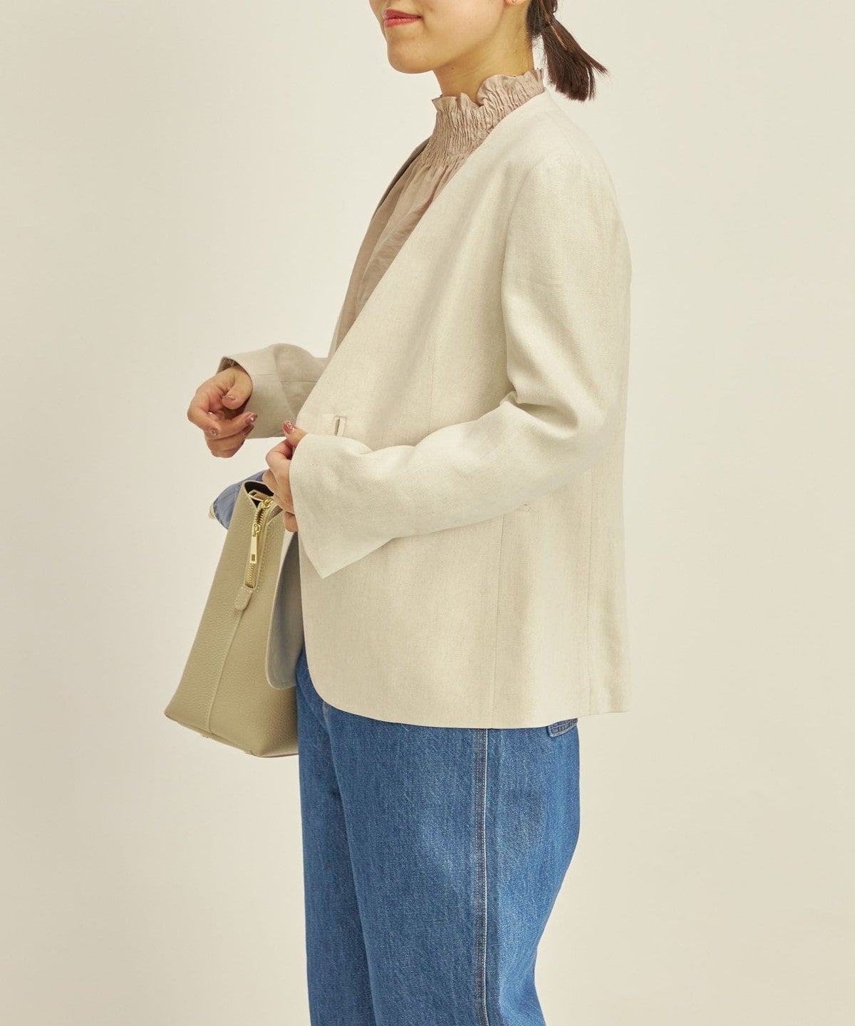 NALYA セットアップ ノーラペル ジャケット