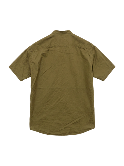 SHIPS: バンドカラー スキッパーシャツ S/S