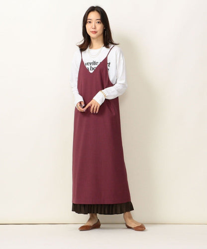 SHIPS any: シンプル キャミワンピース 20FW