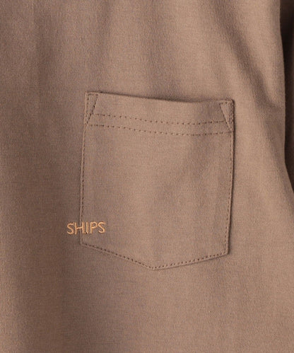 【WEB限定】SHIPS KIDS:100〜160cm / ＜家族おそろい＞SHIPS マイクロロゴ ロングスリーブ TEE