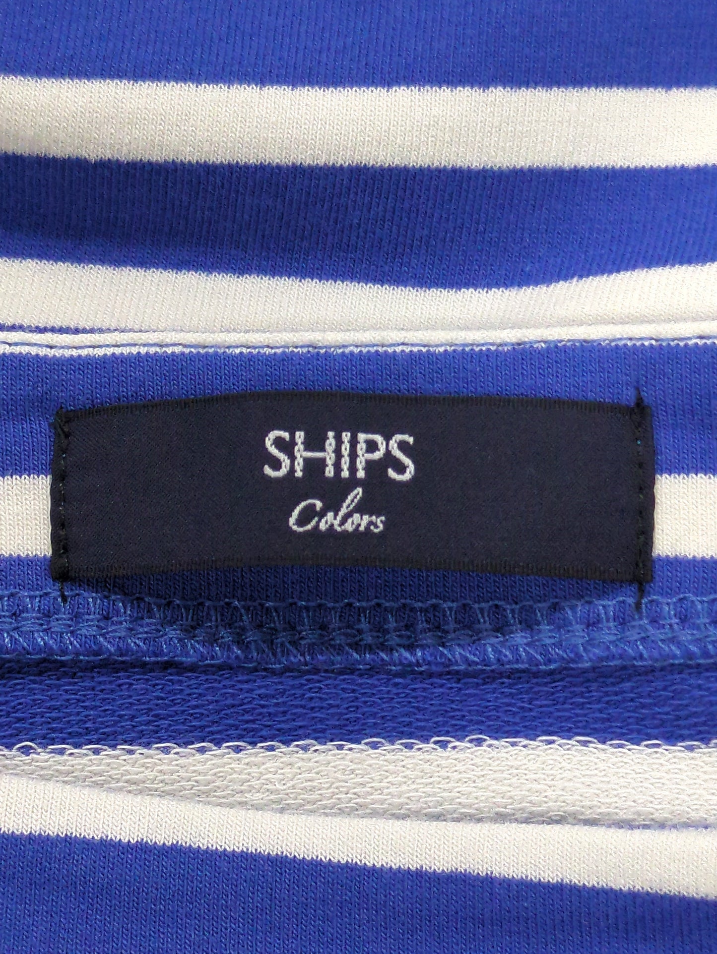 SHIPS Colors:ミニ ウラケ ボーダー クロップド トップス