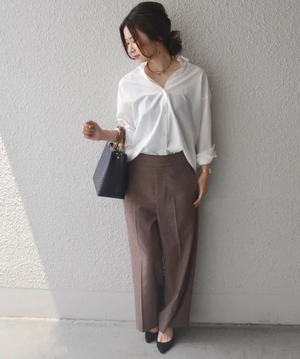 【手洗い可能】チェックパンツ