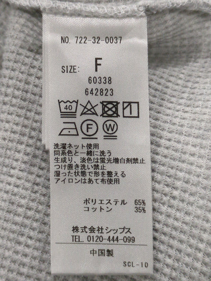 SHIPS any:〈洗濯機可能〉ワッフル ワイド TEE