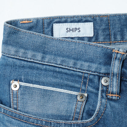 SHIPS:5PKT USED SELVAGE DENIM PT