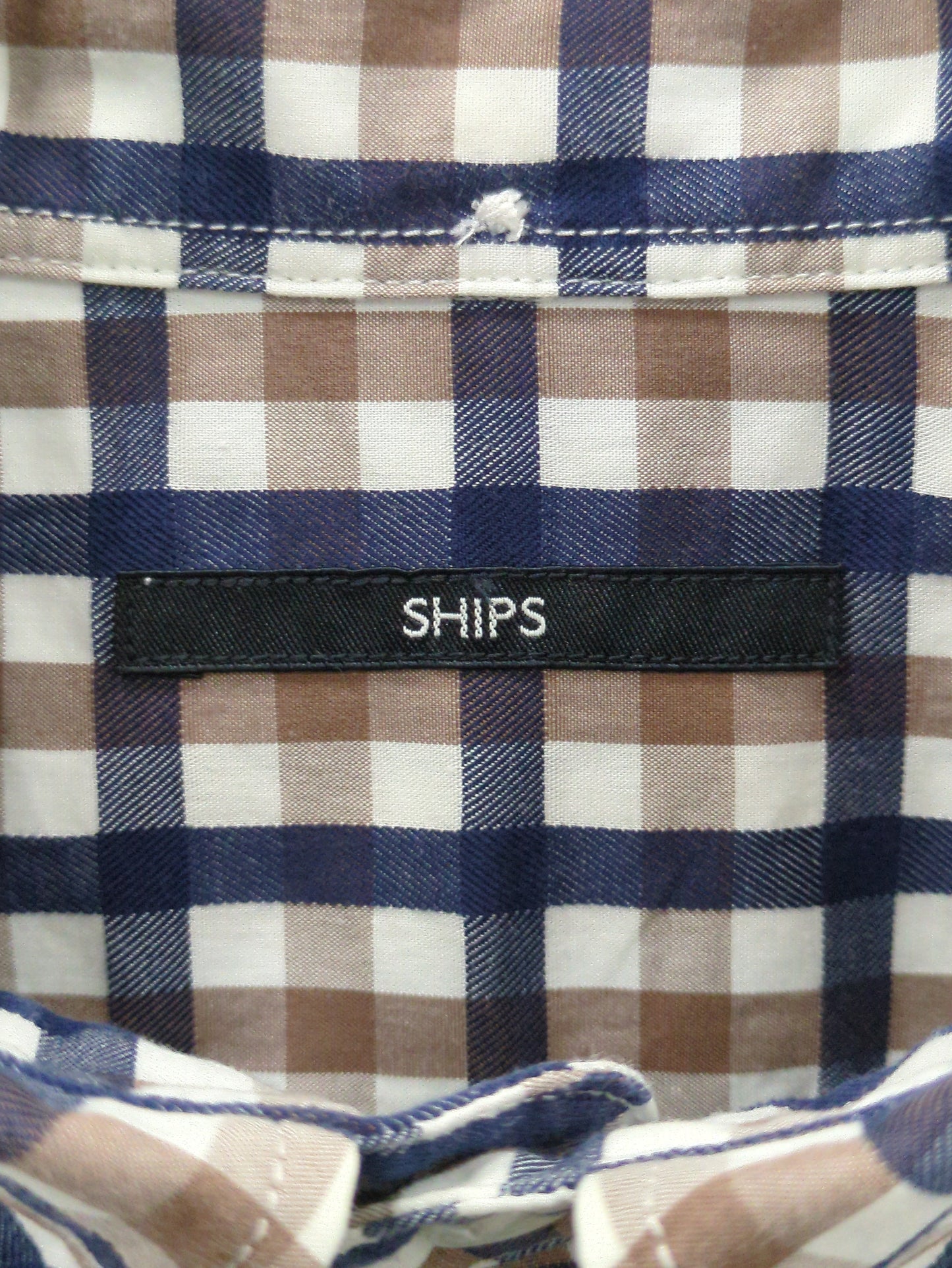 SHIPS: japan quality ドビー ギンガムチェック ボタンダウン シャツ