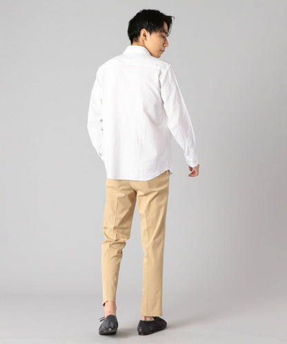 SHIPS: <ストレッチ> セミワイドカラー レノクロス シャツ