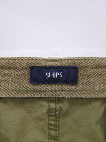 SHIPS: japan quality 夏用 カラー テーパード チノパンツ