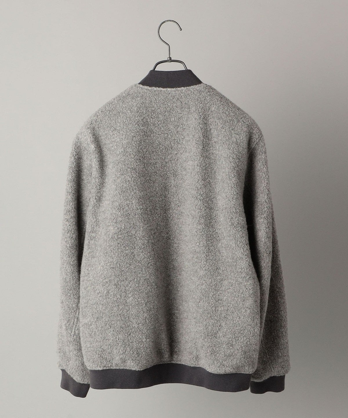 SHIPS: ウール ボア パイル リブ ブルゾン